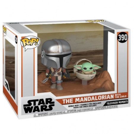 FIGURA POP STAR WARS MANDALORIAN: MAN AND CHILD