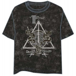 CAMISETA CHICA HARRY POTTER DEATHLY HALLOWS M