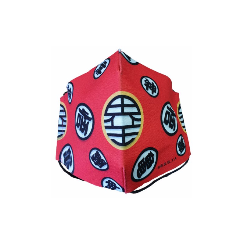 MASCARILLA OFICIAL LAVABLE DRAGON BALL ROJA L