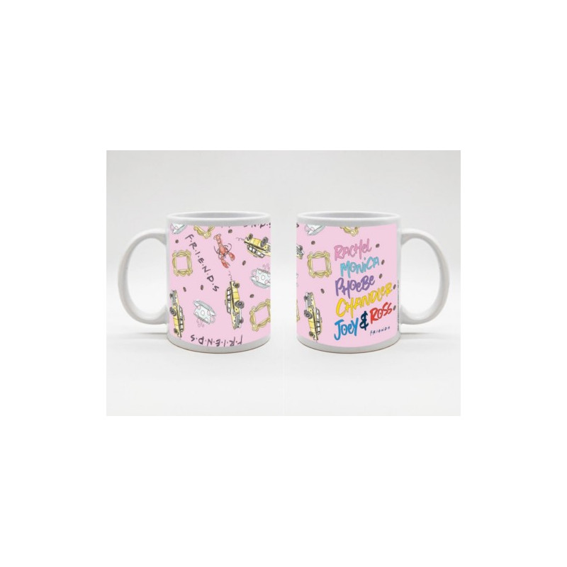 TAZA LAST LEVEL FRIENDS NOMBRES ROSA