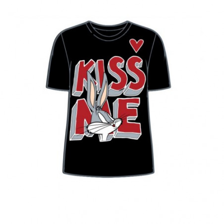 CAMISETA CHICA LOONEY TUNES BUGS KISS ME L