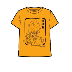 CAMISETA DRAGON BALL GOKU CUADRADO L