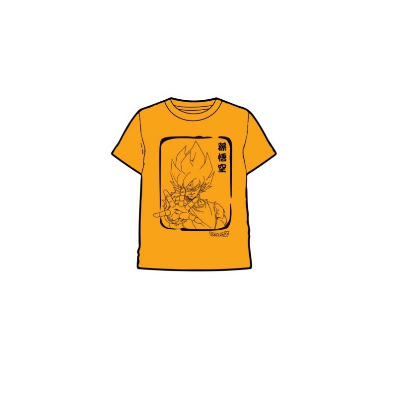 CAMISETA DRAGON BALL GOKU CUADRADO L