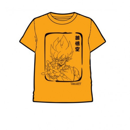 CAMISETA DRAGON BALL GOKU CUADRADO M