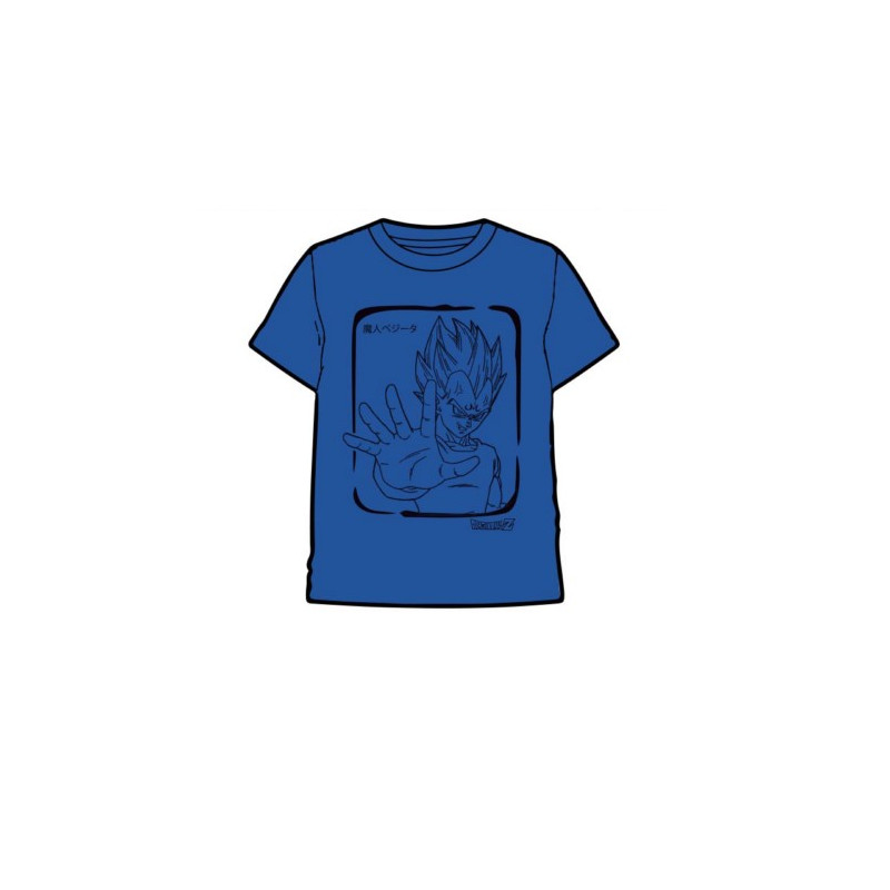 CAMISETA DRAGON BALL VEGETA CUADRADO L