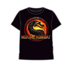 CAMISETA MORTAL KOMBAT LOGO L