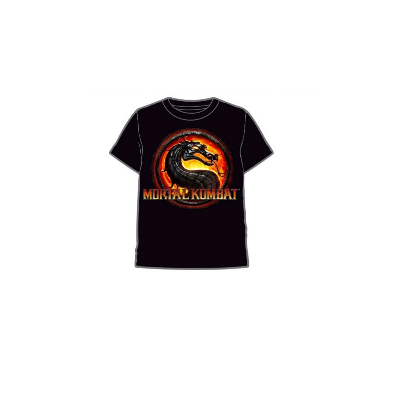 CAMISETA MORTAL KOMBAT LOGO L