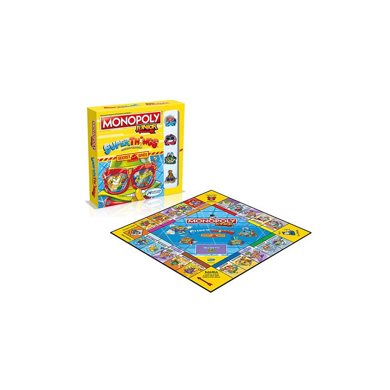 MONOPOLY JUNIOR SUPERZINGS SECRET SPIES SERIES