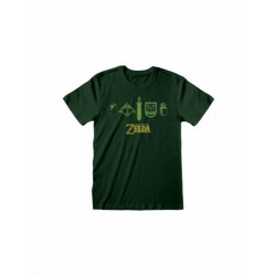 CAMISETA NINTENDO ZELDA SIMBOLOS L