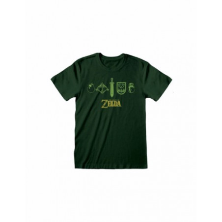 CAMISETA NINTENDO ZELDA SIMBOLOS L