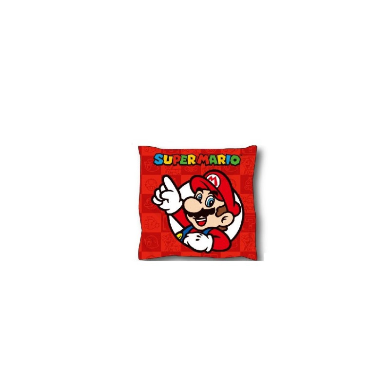 COJIN NINTENDO 1025 MARIO BROS ROJO 40 CM