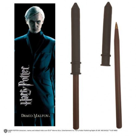 BOLIGRAFO Y MARCAPAGINAS HARRY POTTER DRACO