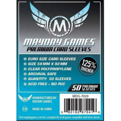 FUNDA PREMIUM MAYDAY EURO CARD 59 MM X 92 MM (50)