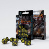 QW DRAGONS BLACK & YELLOW SET (7)