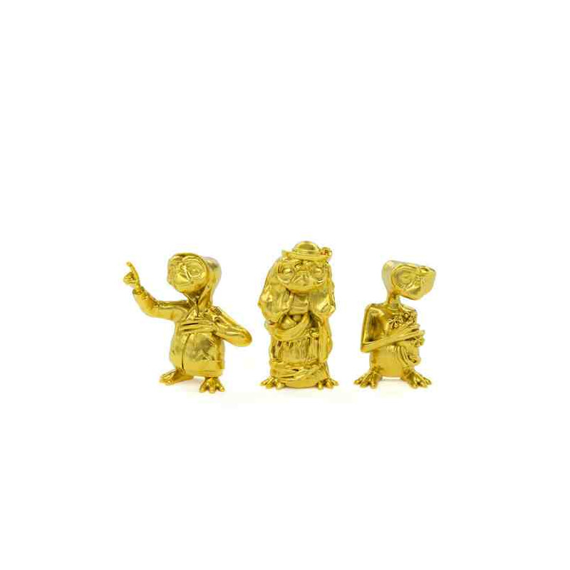 SET 3 FIGURITAS E.T PVC GOLDEN 5 CM