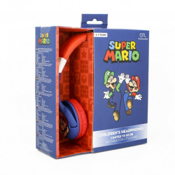 AURICULARES CABLE OTL SUPER MARIO 3-7 AÑOS