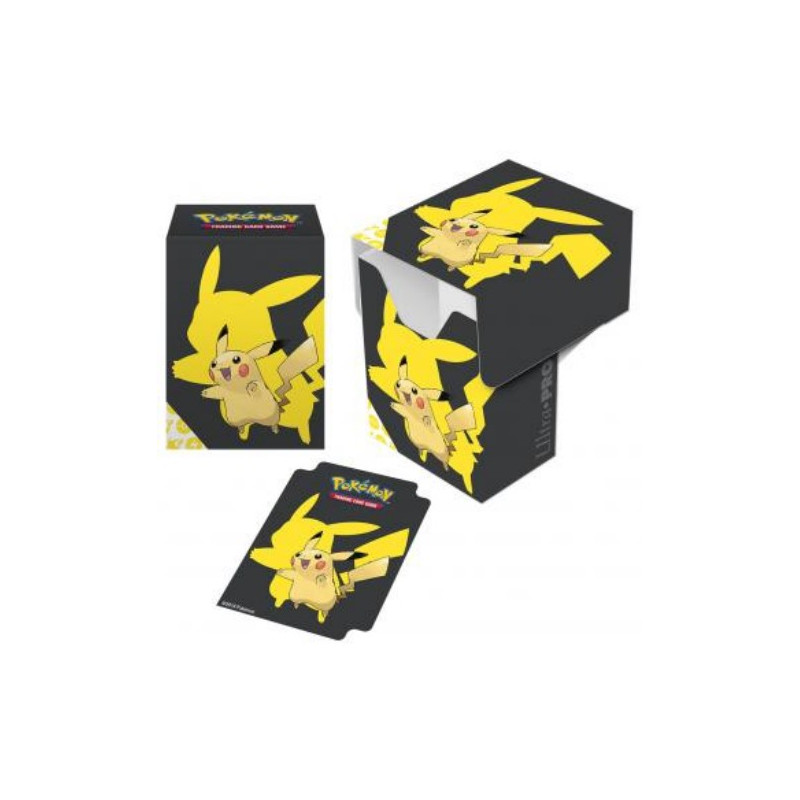 UP DECKBOX POKEMON PIKACHU BLACK