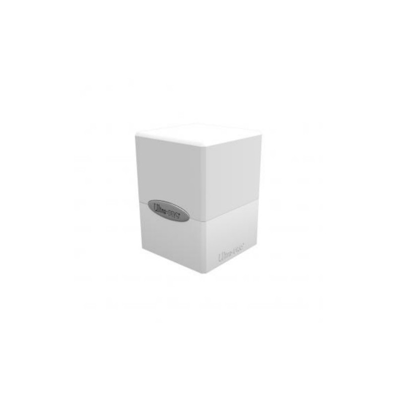 UP DECKBOX SATIN CUBE WHITE