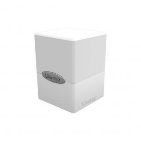 UP DECKBOX SATIN CUBE WHITE