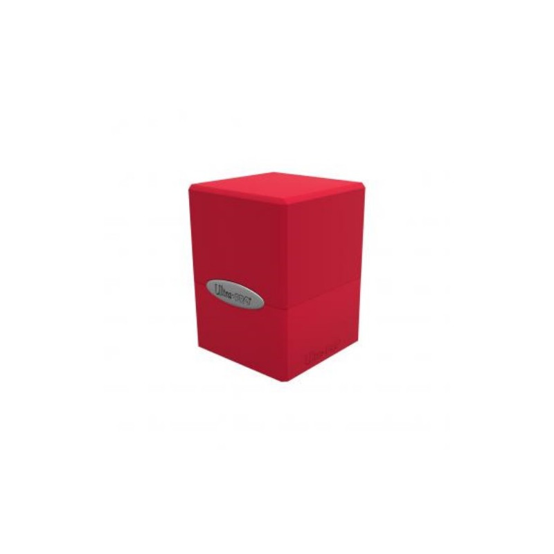 UP DECKBOX SATIN CUBE RED