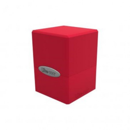 UP DECKBOX SATIN CUBE RED