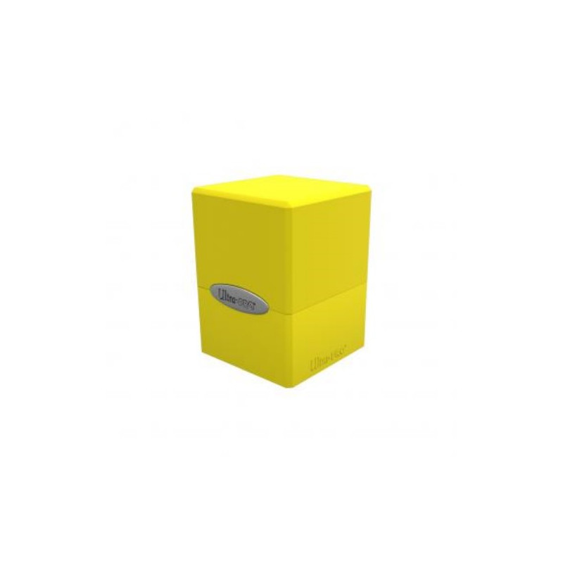 UP DECKBOX SATIN CUBE YELLOW