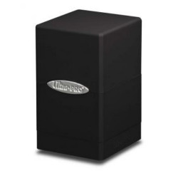 UP DECKBOX SATIN TOWER BLACK