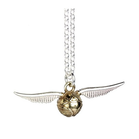 COLGANTE PLATA HARRY POTTER SNITCH DORADA