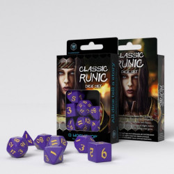 QW CAJA DADOS RUNIC PURPURA...